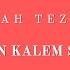 Yazan Kalem Siyah