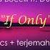 Andrea Bocelli If Only Ft Dua Lipa Lyrics Terjemahan