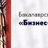 Программа Бизнес информатика