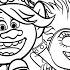 Coloring Trolls 2 Coloring Pages Poppy Queen Barb Tiny Diamond Branch Coloring Videos