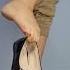 Grippy Toes Playing With Flats Arched Flexed And Scrunched Wrinkled Sole