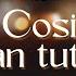 Così Fan Tutte Ossia La Scuola Degli Amanti Dammi Un Bacio