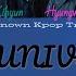 Monsta X NEO UNIVERSE Color Coded Lyrics