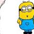 Learn How To Draw Cute Minions Despicable Me Kevin Stuart Bob