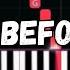 Billie Eilish Listen Before I Go Easy Piano Tutorial