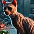 Poor Cat Who Eats Food From Dustbin Billi Billi Cartoon Cat Catcartoon Funny Comedy Shortvideo