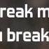 Jonny Diaz Break My Heart Official Lyric Video