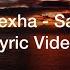 Bebe Rexha Sabotage Lyrics Video