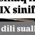9 CU SİNİF SINAQ İZAHI Azərbaycan Dili Sualları
