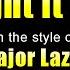 Major Lazer Ft Nyla Fuse ODG Light It Up Karaoke Version With Lyrics HD Vocal Star Karaoke