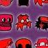 FNF Character Test Gameplay VS My Playground ALL Red Test