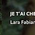 Lara Fabian Je T Ai Cherché Instrumental AUDIO