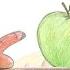 Worm And Apple Червь и яблоко