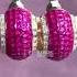 19 65ct Invisible Setting Ruby Half Hoop Earrings SAYABLING