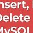 PhpMyAdmin Tutorial Insert Data Into MySQL Table And Edit Delete MySQL Tutorial