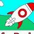 R For Rocket Coloring UFO Alphabet Phonics Shorts Drawing Rocketdrawing Education Vandar
