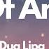 Dua Lipa End Of An Era Lyrics