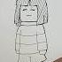 프리스크 그리기 Shorts Drawing 프리스크 Glitchtale