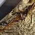 Расправляем листик сусального золота сусальноезолото золочение Goldleaf Gilding