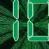 10 Second Timer Green Digital Matrix