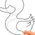 How To Draw A Duck Easy Step By Step For Beginners I Using Basic Shapes Easydrawing Drawingforkids