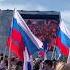 В ожидании начала концерта в честь Дня России Красная Площадь г Москва 11 06 2023