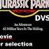 Opening To Jurassic Park DVS VHSRip Homemade DVD