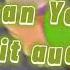 More Than You Know Edit Audio