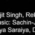 Judai Chadariya Jheeni Re Jheeni Badlapur 2015 Song Full Lyrics