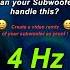BASS TEST Can Your Subwoofer Handle This Subwoofer Bass Bassboosted