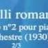 Joseph Marx 1882 1964 Castelli Romani Concerto N 2 Pour Piano Et Orchestre 1930 2 3
