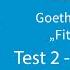 Arena A2 Test 2 Hören Teil 1 Prüfungsvorbereitung Goethe Zertifikat A2