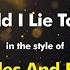 Charles And Eddie Would I Lie To You Karaoke Version From Zoom Karaoke