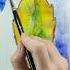 осень рисунок Art Tutorial Nature Autumn Painting Watercolor акварель Artwork Lesson