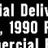 Nickelodeon Special Delivery August 1990 Part 2 Commercial Break