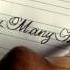 English Cursive Handwriting Happy Birthday Video