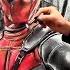 Портрет пастелью Как нарисовать пастелью портрет Дэдпул DEADPOOL Валерий Рыбаков