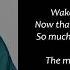 Wake Me When It S Over Faouzia Lyrics