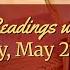 Today S Catholic Mass Readings Gospel Reflection Sunday May 25 2025