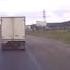 Взрыв колеса у дальнобойщика