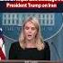 Press Secretary Karoline Leavitt Shares An Important Message From President Trump On Iran