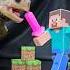 Minecraft ASMR Mukbang Eating Pink Sword Turtle Tortoise