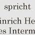 Heinrich Heine Lyrisches Intermezzo 46 Es Leuchtet Meine Liebe