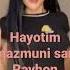 Sevgilim Rayhon