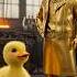 The Baby Duck Makes A Golden Statue As A Gift For The Pug Shorts Duck Cute Funny