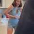 Putting Ice Down My GF Shirt Prank Shorts