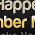 Remember Monday What The Hell Just Happened Karaoke Version