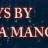 Yesterday Everyday Lyrics By Tatiana Manois Official Lyric Video