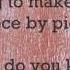 Alex And Sierra Little Do You Know Lyrics Video