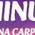 Sabrina Carpenter 15 Minutes Clean Lyrics
